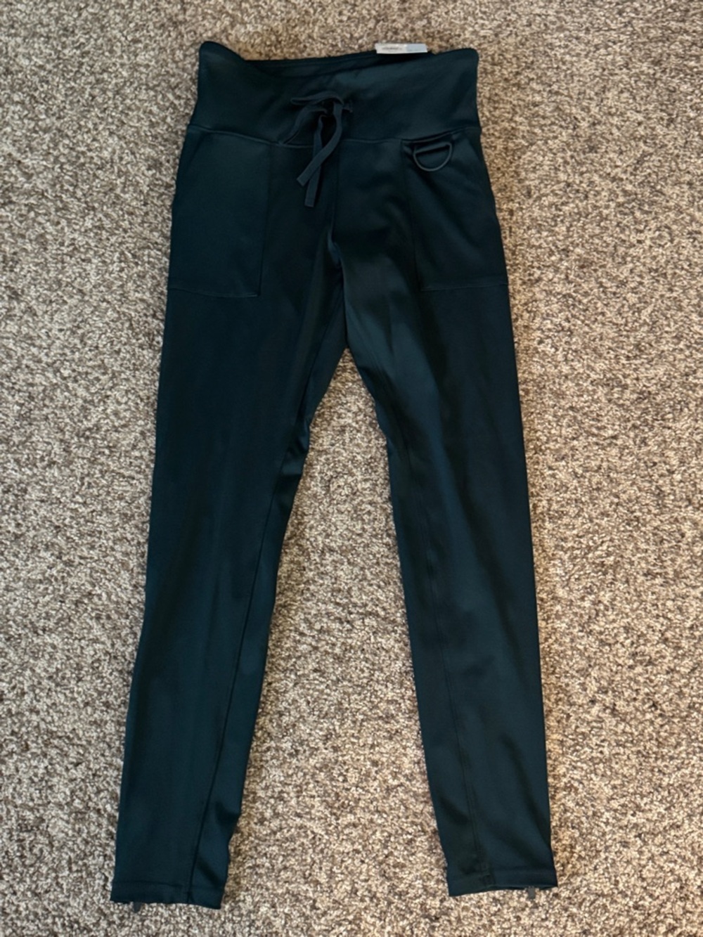 Kohl's Black Women's Drawstring Waist Leggings